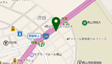 ひとりしゃぶしゃぶ七代目松五郎 宮益坂上店の地図画像
