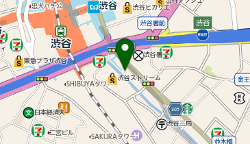 富士そば 渋谷東口店の地図画像