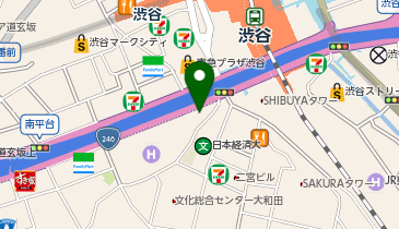 富士そば 渋谷桜丘店の地図画像