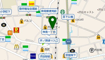 渋谷個室restaurant&bar光屋/渋谷個室居酒屋colorの地図画像