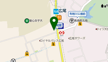 福寿司の地図画像