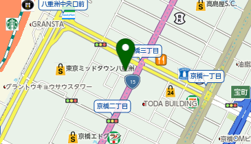 京橋千疋屋レストランBiwawaの地図画像