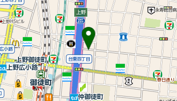 おでん 小林の地図画像