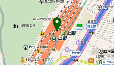 アトレ上野 シュマッツ・マイクロ・ビアガーデンの地図画像