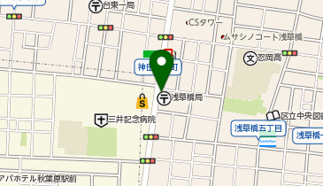ガパオ カオゲーン タイ料理の地図画像