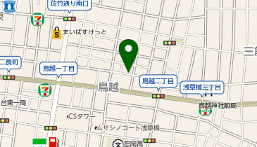 吾妻寿司の地図画像