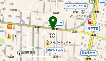 Bar らいの地図画像