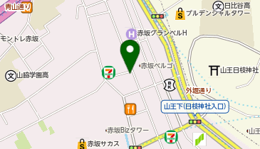 サ飯食堂赤坂店の地図画像