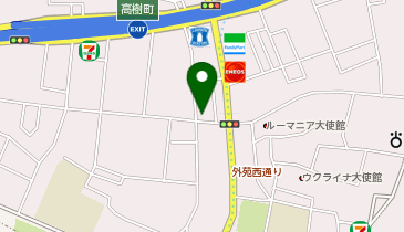 天ぷら魚新 西麻布の地図画像