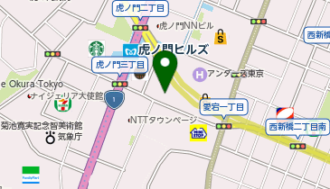 Bakery&Restaurant SAWAMURA 虎ノ門ヒルズの地図画像