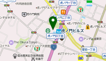 CRAZYPIZZA 虎ノ門の地図画像