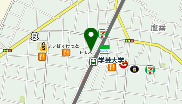富士そば 学芸大学駅前店の地図画像