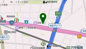 かあちゃんの店の地図画像