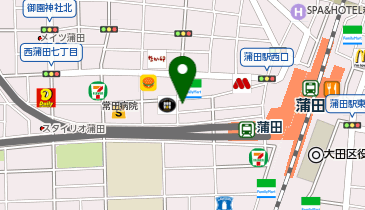 しんぱち食堂蒲田西口はなれの地図画像