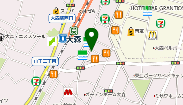 やきとり萬作の地図画像