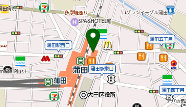 サンドイッチハウス  メルヘン  グランデュオ蒲田店の地図画像