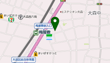 串揚げとお酒  舞花食堂の地図画像