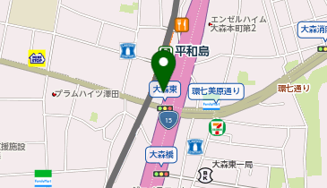 東京串揚げ  串道場  平和島店の地図画像