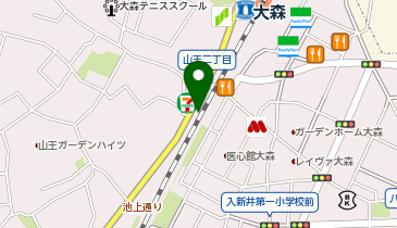 東京串揚げ串道場  大森店の地図画像