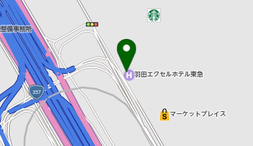 自由が丘バーガー  羽田店の地図画像