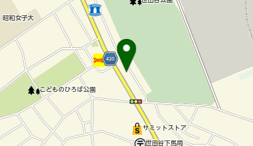 三宿ケべロスの地図画像