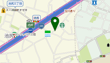 池尻餃子.の地図画像