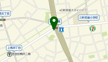 洋食屋のむらの地図画像