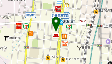 ひむか食堂の地図画像