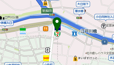 松のや・マイカリー食堂 江戸川橋店の地図画像