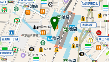 16階ビアガーデンの地図画像