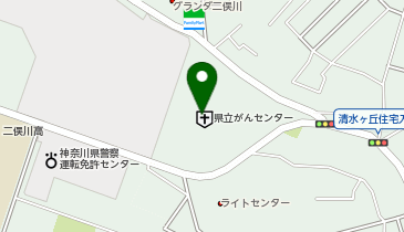(株)光洋 神奈川県立がんセンター内 レストラン ビアンモールの地図画像