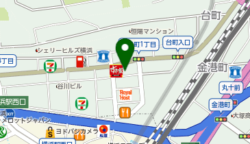 ジビエと創作料理&times;日本酒 天晴れ 横浜店の地図画像
