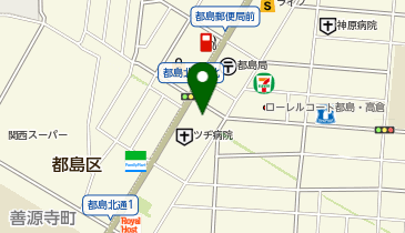 うどん そば 今日亭の地図画像