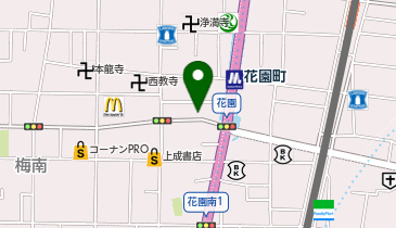 うどん、そば 卯一の地図画像