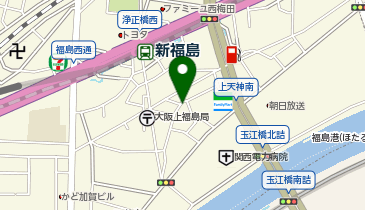 うなぎの寝床 福島店の地図画像