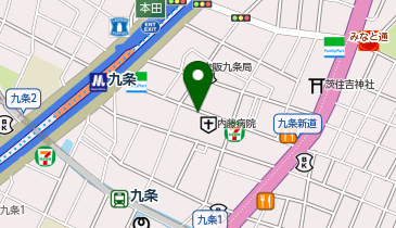 おいしい笑顔 鳥ぷろ ナインモール九条店の地図画像