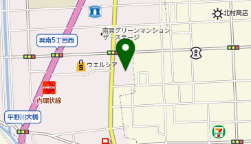 お好み焼 京の地図画像