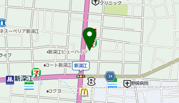 お蝶女の地図画像