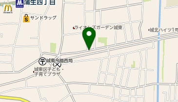 ぎょう太の餃子の地図画像