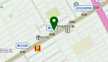 たこやき 風風の地図画像