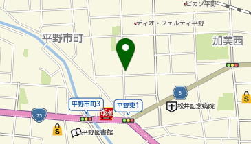 たちばな食堂の地図画像