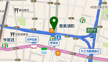 とつぜんステーキの地図画像