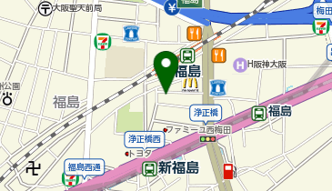 ふB定の地図画像