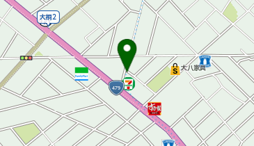 まめ桐の地図画像