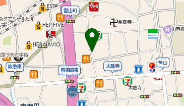 やき鳥 とり友の地図画像