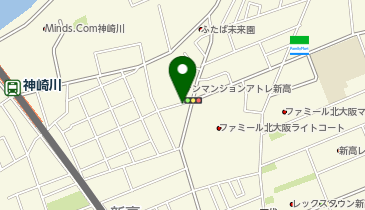 ゆうらくの地図画像