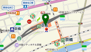 インドレストランBINDU 京橋店の地図画像