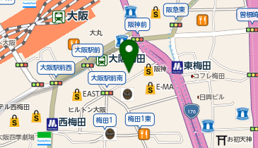 カドヤ食堂の地図画像