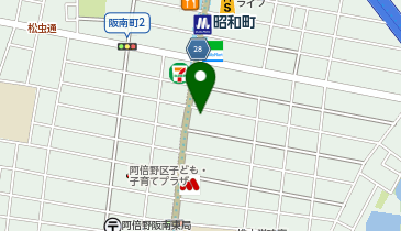 カレーハウス ココ壱番屋 阿倍野昭和町店の地図画像