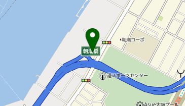 キッチン田 朝潮食堂の地図画像